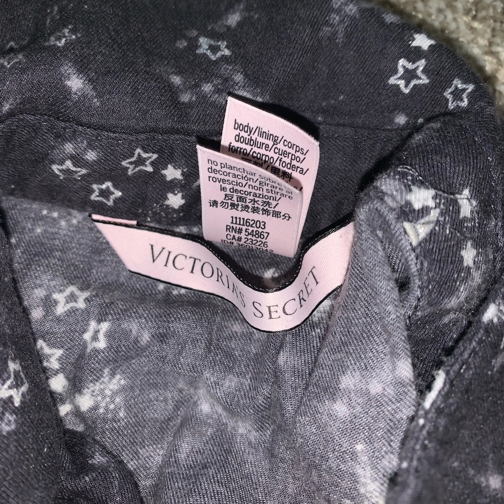 Victorias Secret Dark Gray Button Down Top size S - Picture 11 of 11